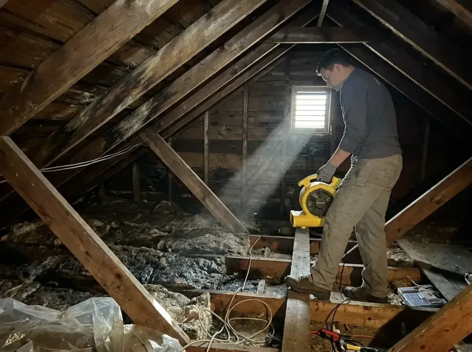 attic-water-damage-drying-proc-007 — frequently asked questions, Emergency Water Extraction & 24/7 Flood Response in Haveloc…